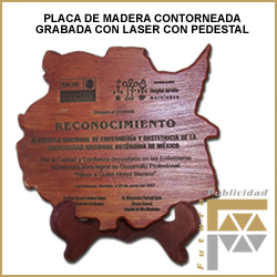 Placa Grabada con Laser