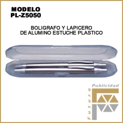 Estuche Lapicero y PLuma Aluminio
