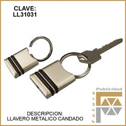 llavero metalico
